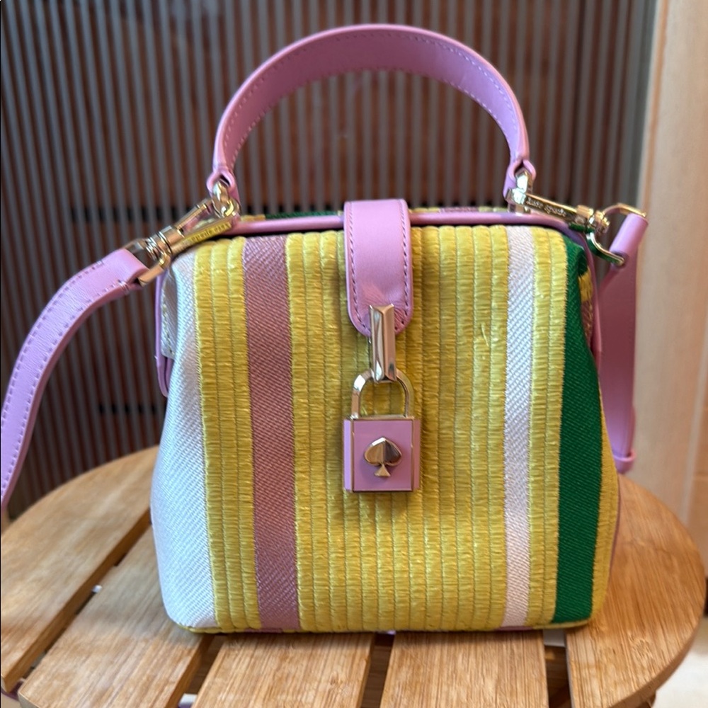 Kate Spade ♠️ Colorful Striped Handbag